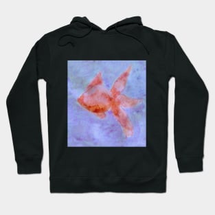 Red golden fish swimming Hoodie